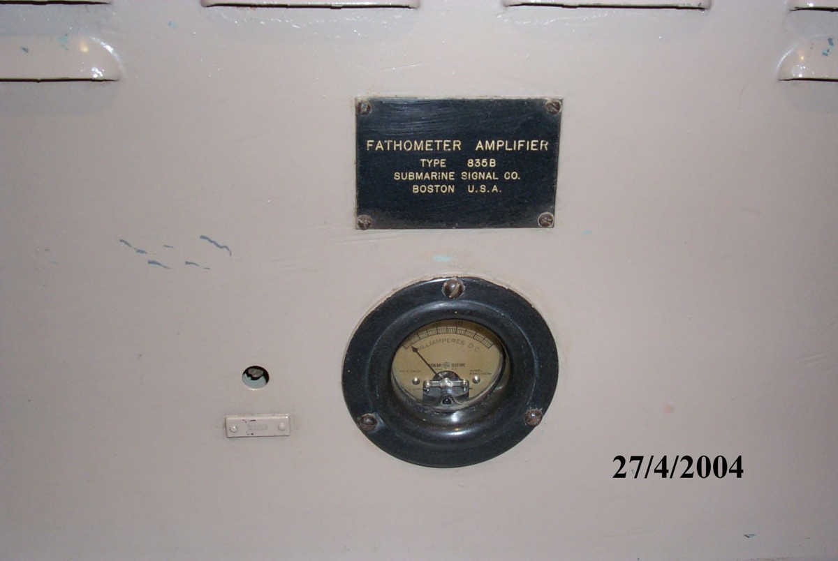 Βυθόμετρο Submarine Signal, Ενισχυτής