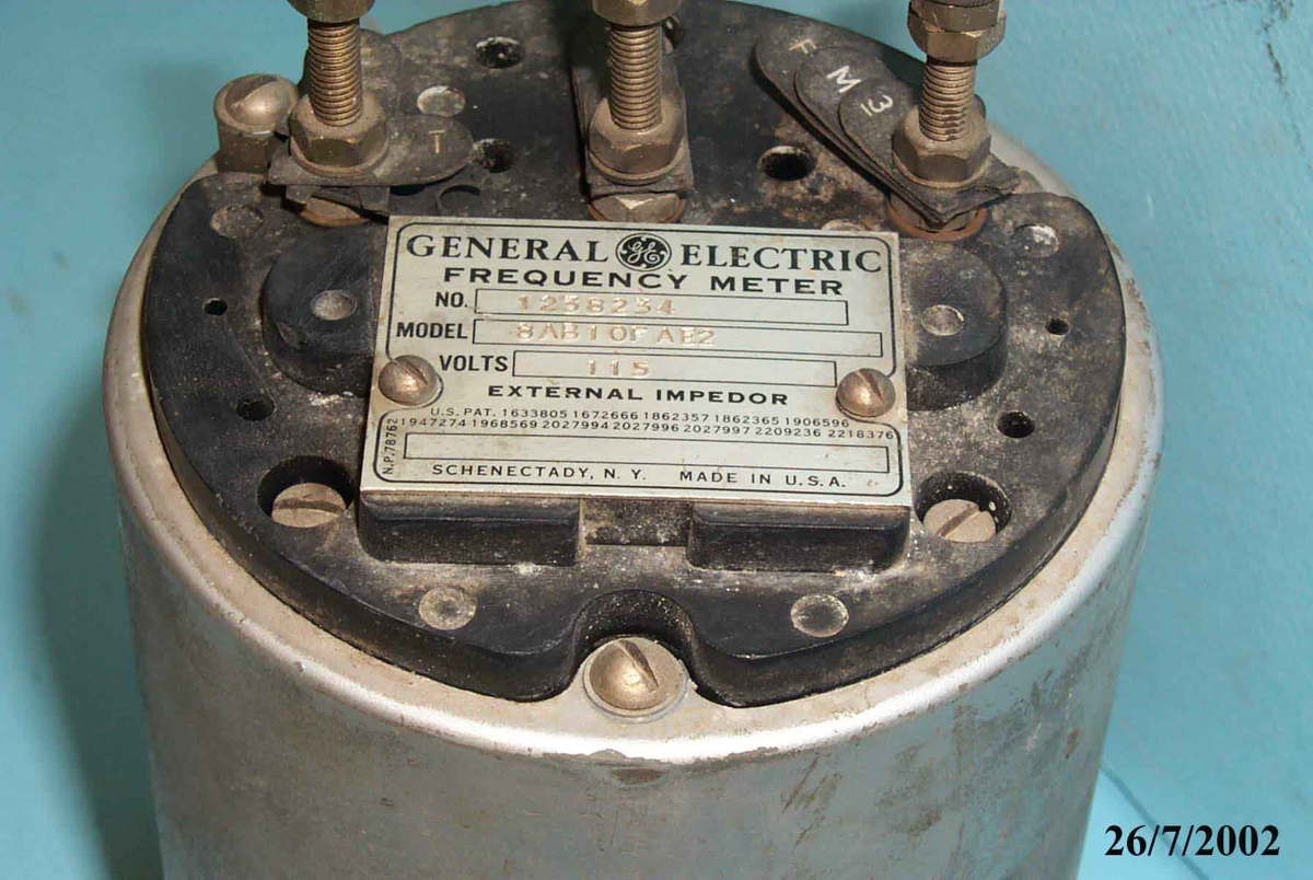 Frequency Meter Της General Electric