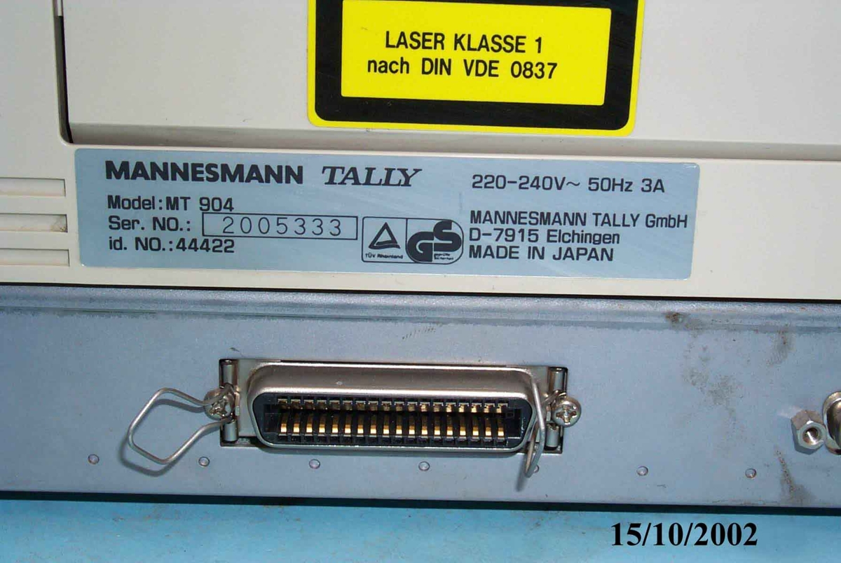 Εκτυπωτής Laser Mannesmann