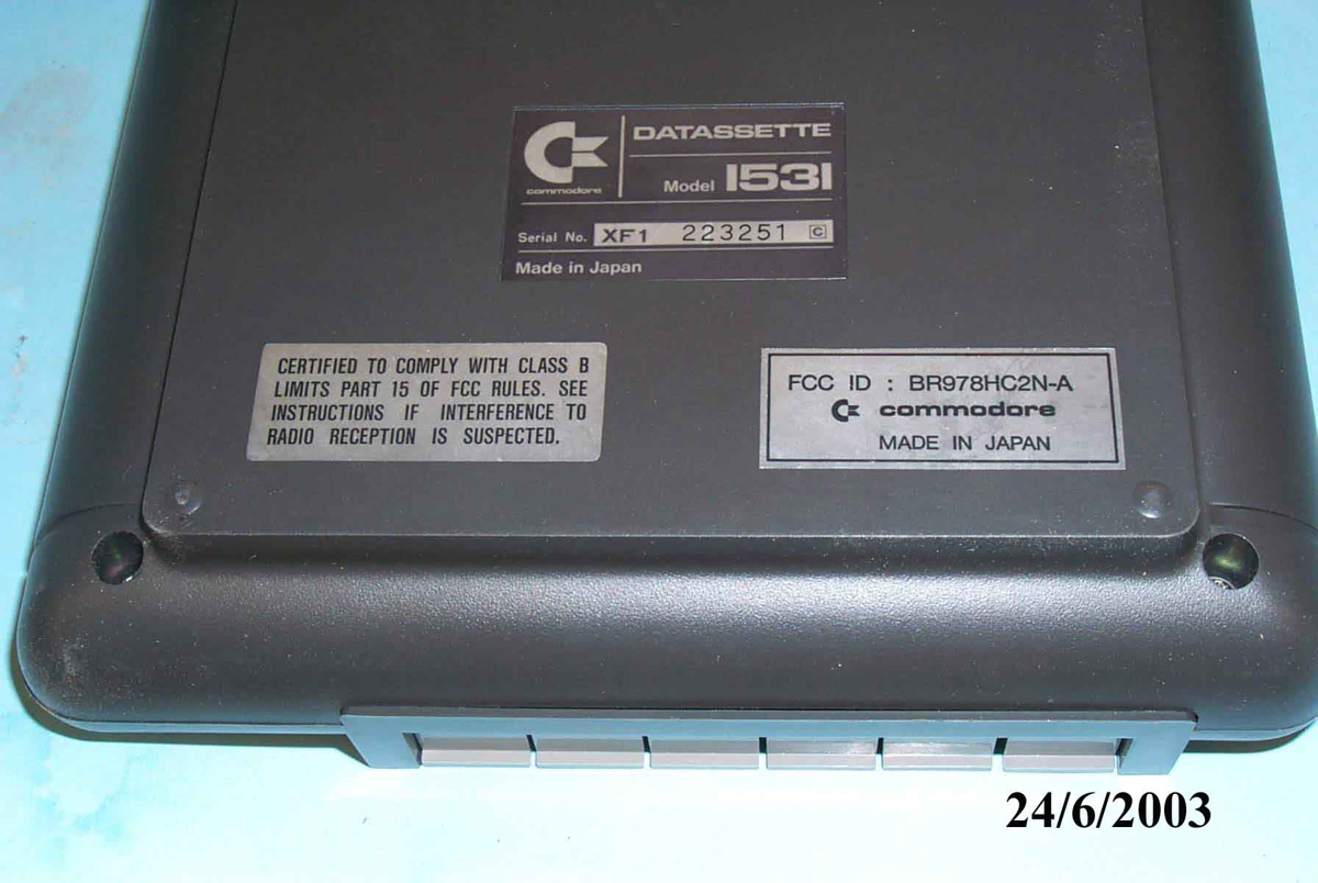 Κασετόφωνο Commodore 1531