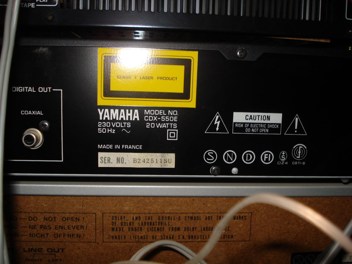 Cd Player YAMAHA