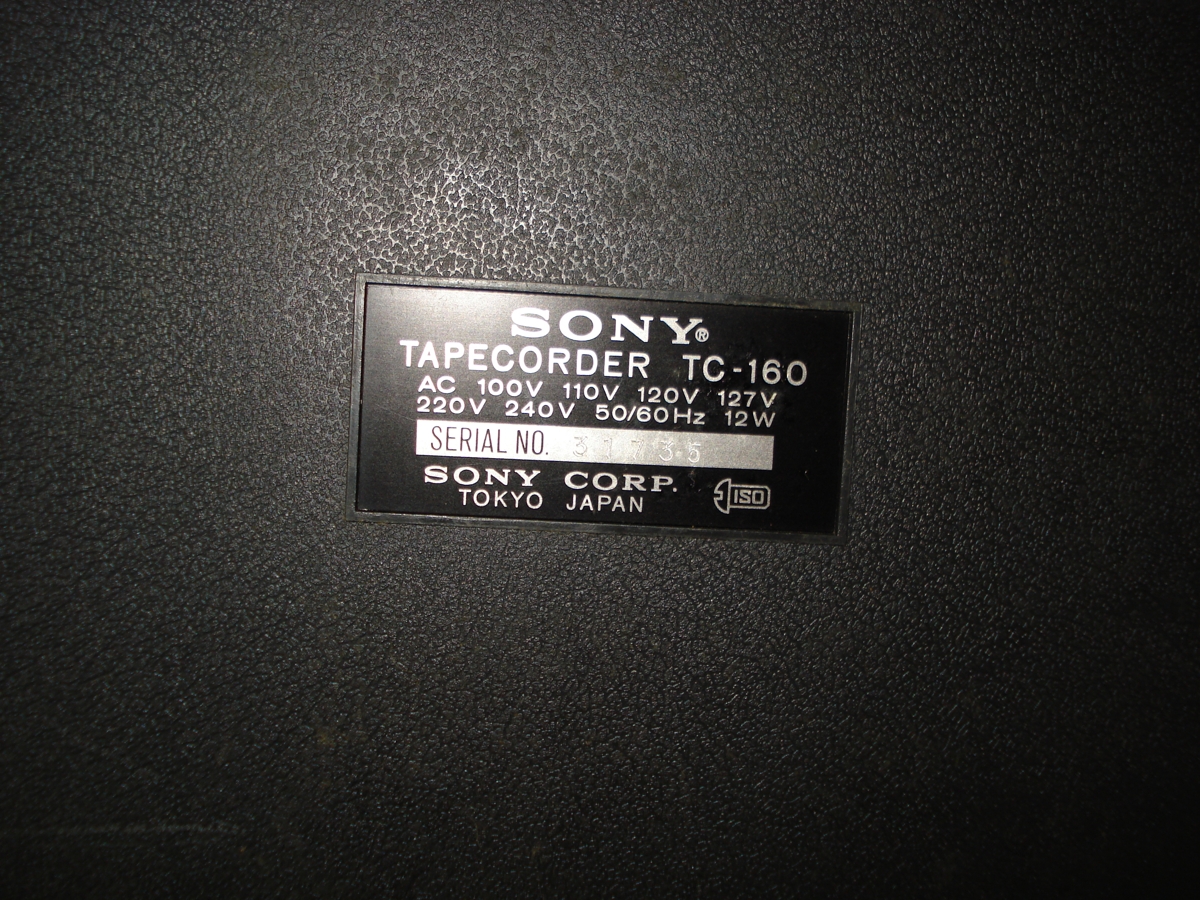 Sony Stereo Cassette-corder TC-160