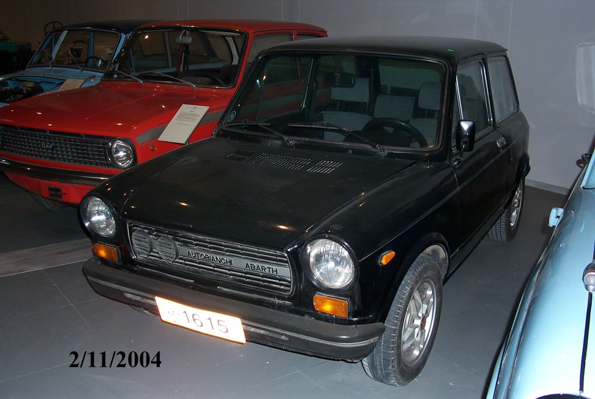 Car Autobianchi A112 Abarth