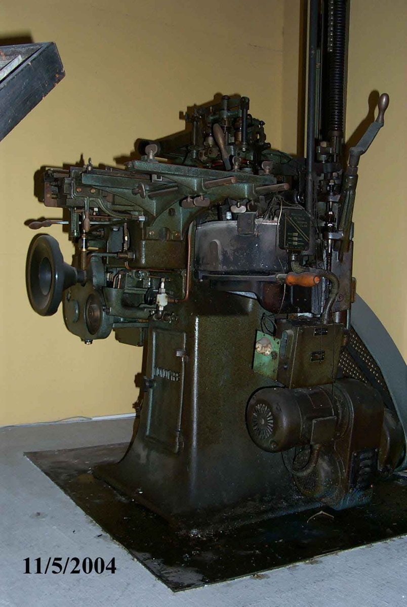 Monotype Machine Casting Unit